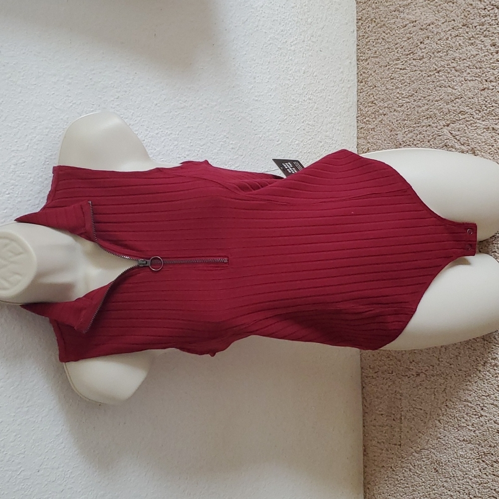 Express One Eleven Ribbed Bodysuit